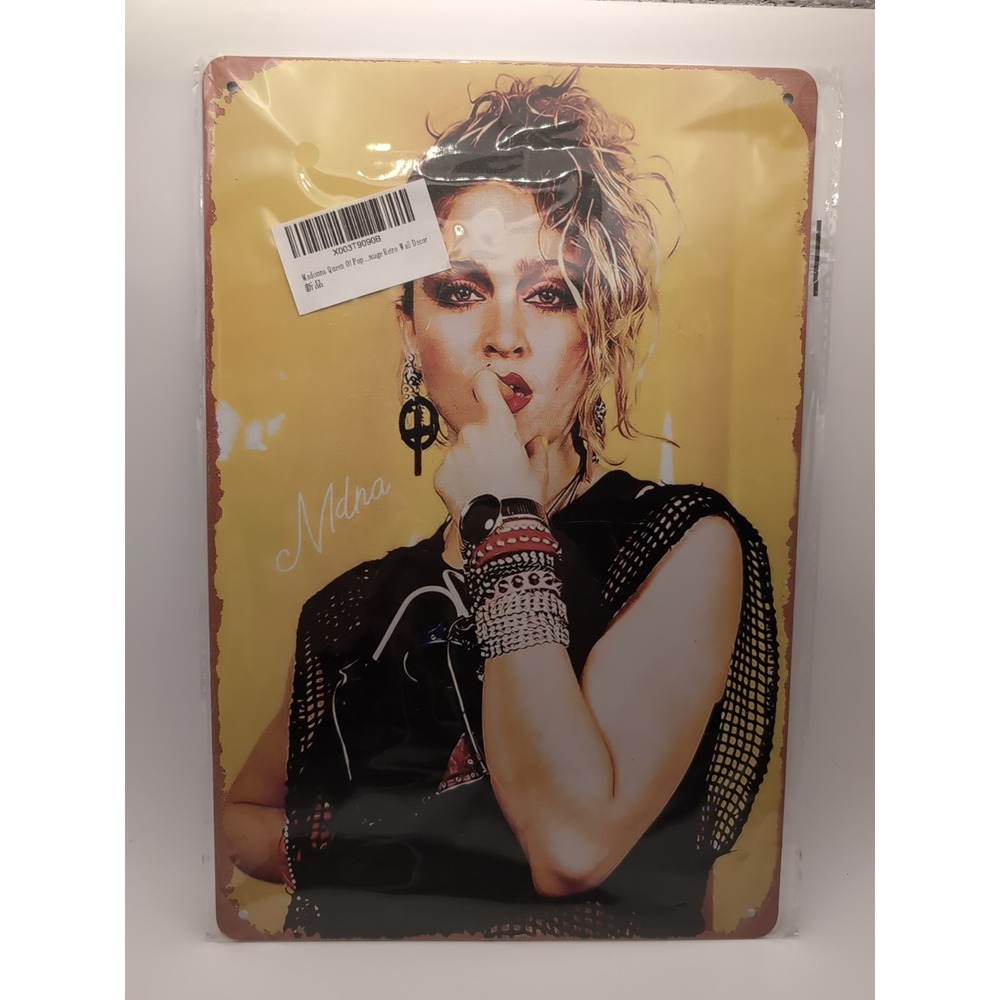 Madonna-Steel Decor‎ Sign 12x8